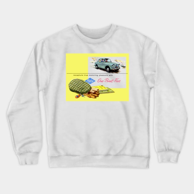 RILEY ONE POINT FIVE - advert Crewneck Sweatshirt by Throwback Motors